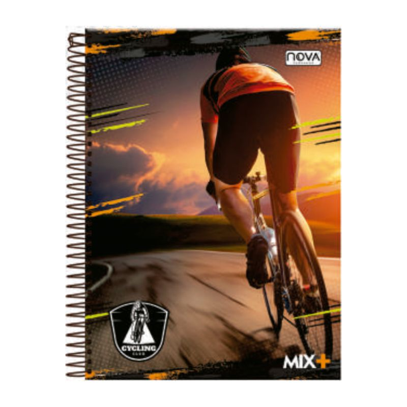 Cad Uni Cd 10 Mt 200 Fls Nova Mix+ Masculino - Nova Cadernos