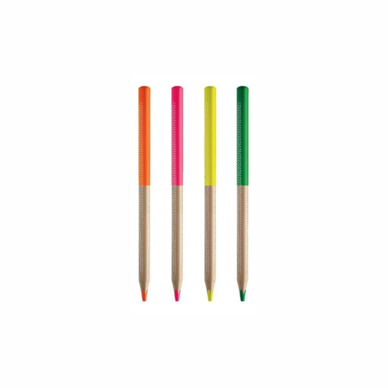 lapis marca texto cores sortidas triangular tris